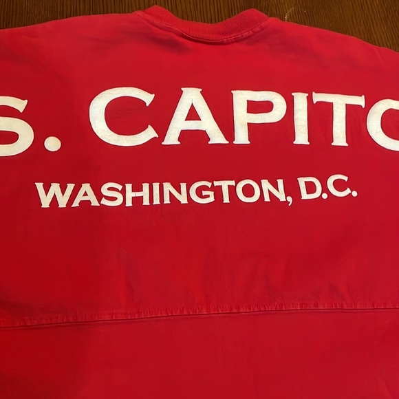 Spirit Jersey U.S. Capital Washington, D.C. Long Sleeve Red smalll - Picture 3 of 8